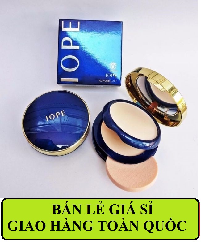 Phấn phủ IOPE 2 tầng, Phấn trang điểm khô tự nhiên
