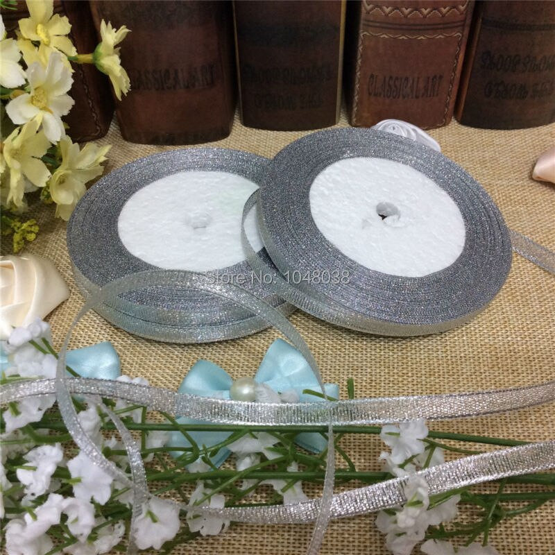 Ruy băng kim tuyến (bản rộng 6mm, chiều dài 20 mét) - 01 cuộn