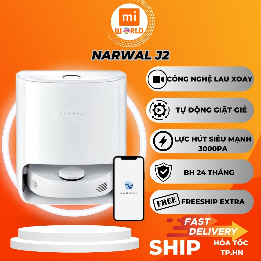 Robot hút bụi narwal j2