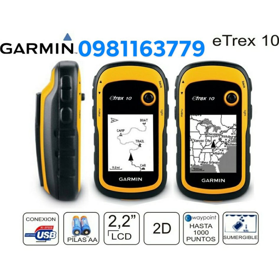 Máy đo diện tích đất cầm tay Garmin Etrex 10