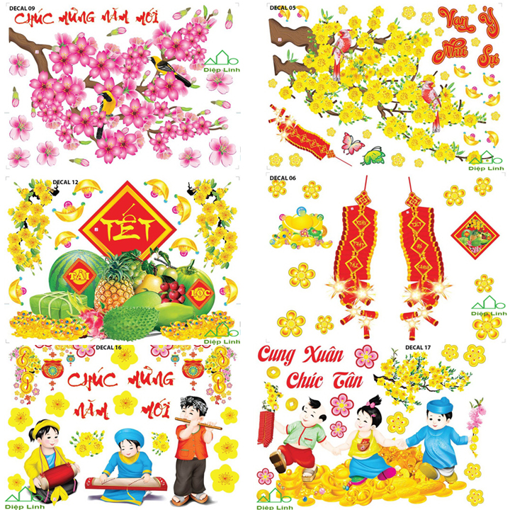 Tet decoration: Chào đón Tết Nguyên Đán với những trang trí đậm chất truyền thống. Từ các câu đối đến những cành mai vàng đỏ phát sáng. Bạn sẽ được thưởng thức những hình ảnh cổ điển của Tết Việt Nam để tạo không khí ấm áp cho phòng khách của mình.