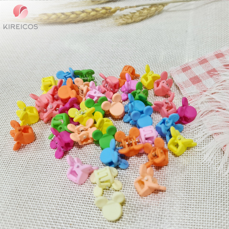 40 Chiếc Kẹp Gấp Mái Cao Cấp Nhiều Màu Hình Hoa Size Nhỏ Cho Bé