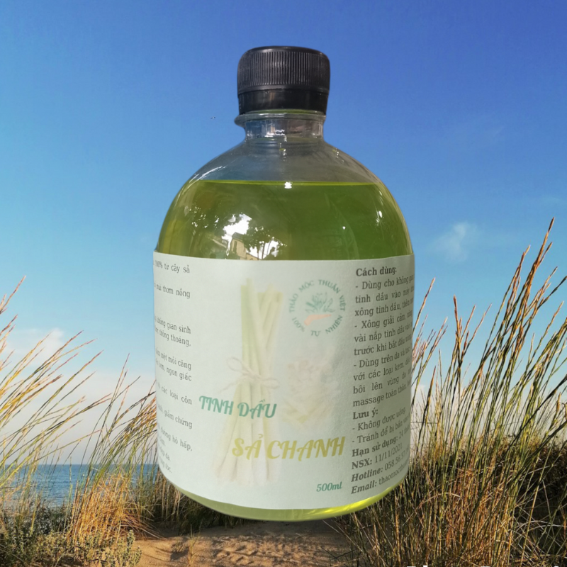 Tinh dầu Sả chanh chiết xuất tự nhiên 500ml