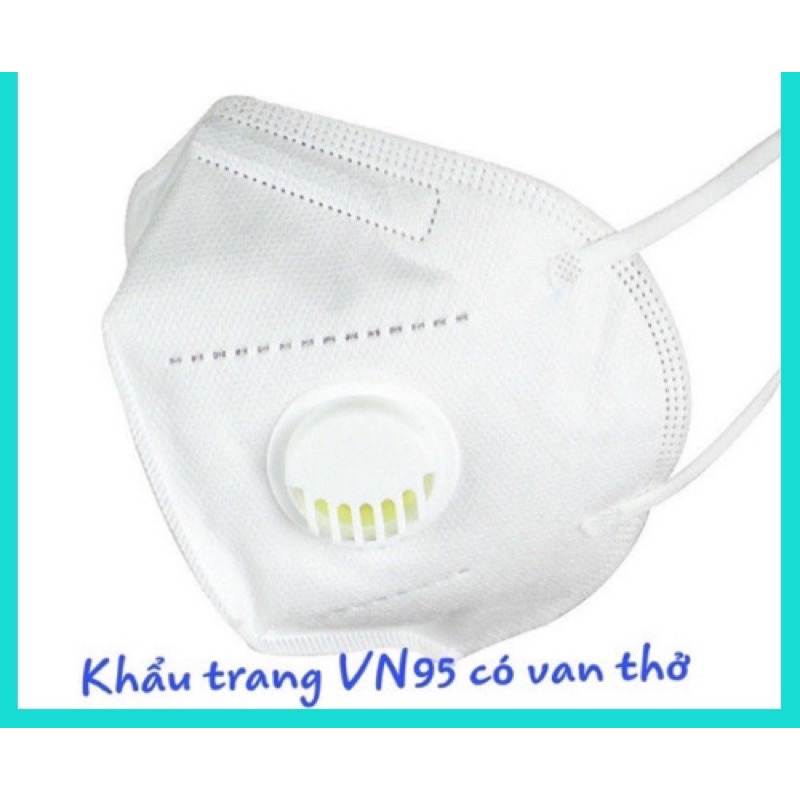 Khẩu trang n95 kn95 có van thở chống bụi mịn pm 2.5