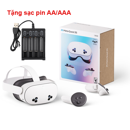 Kính thực tế ảo Meta Quest 3S Advanced All-in-One VR Headset 128GB New (0504)