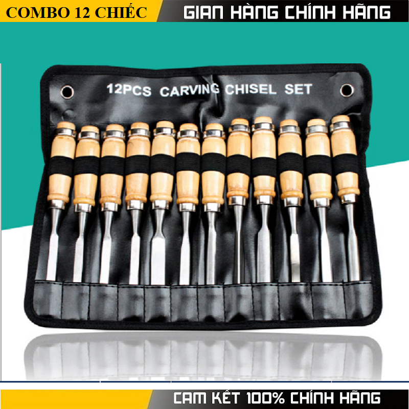 Bộ 12 mũi đục gỗ