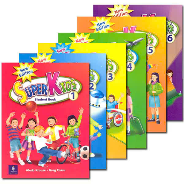 Book - Superkids Level 1 2 3 (Combo of 2 Books: Student Book & Activity Book)