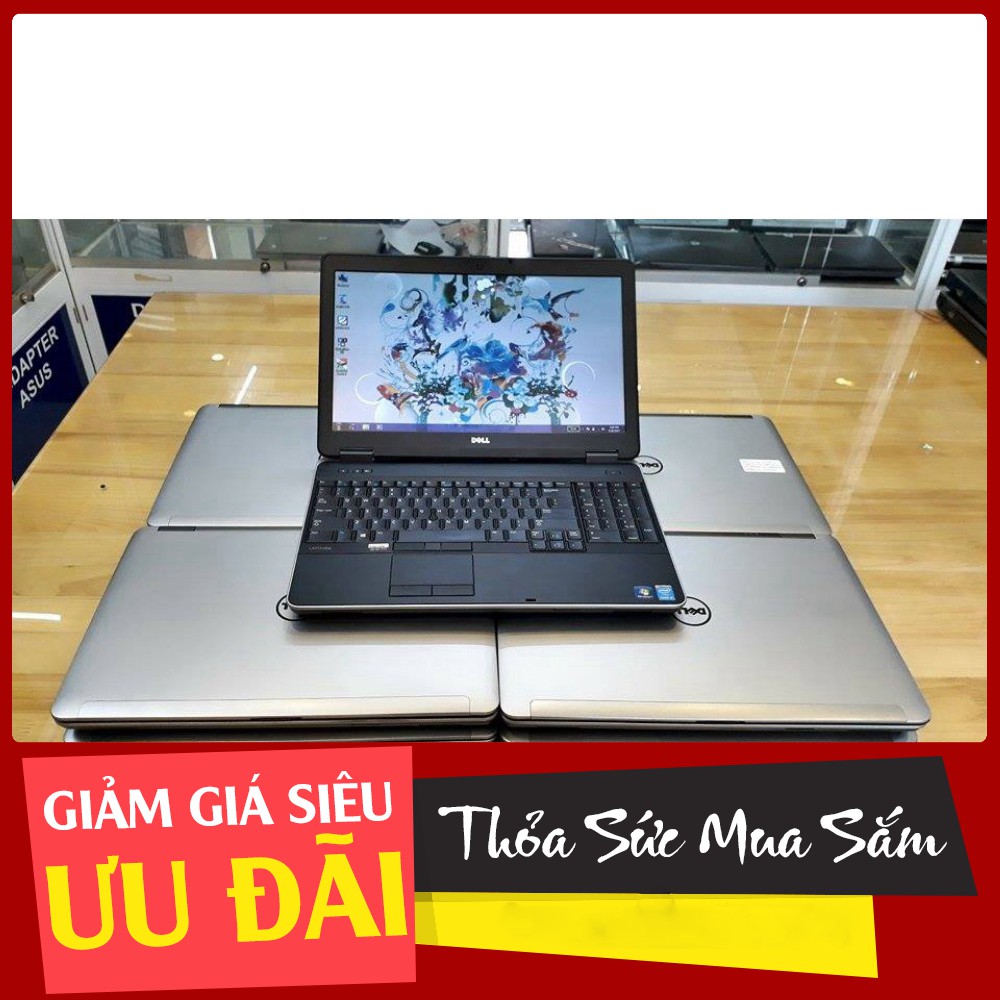 Giảm giá laptop cũ dell latitude e6540 core i5-4300m ram 4gb ổ cứngssd 128gb màn hình 15.6 hd card on
