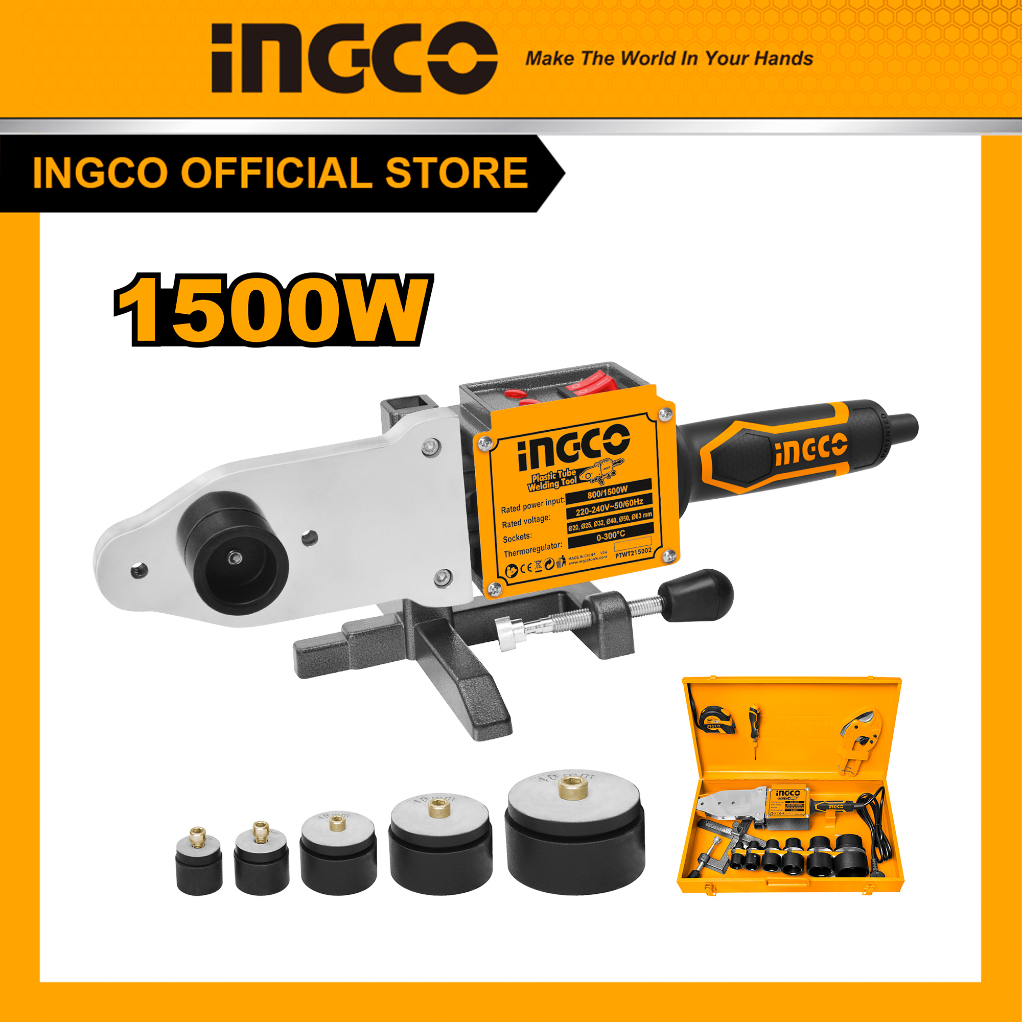 Máy hàn nhiệt ống ppr ingco ptwt215002