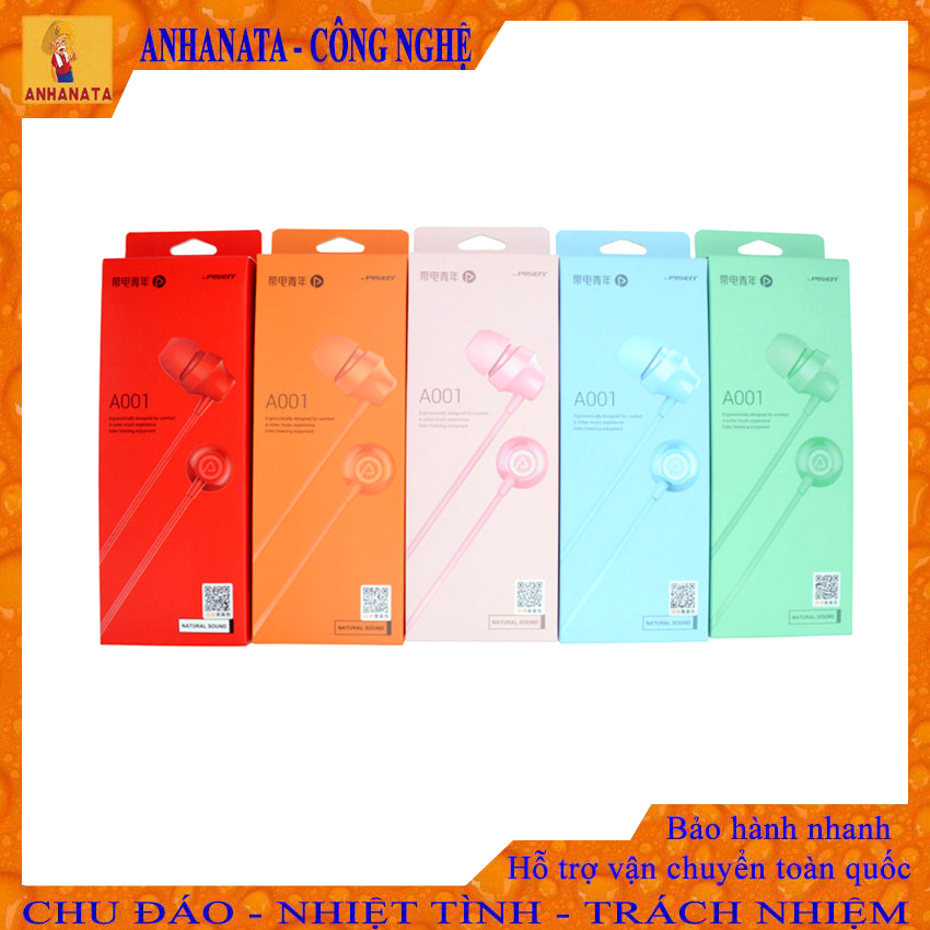 Tai nghe pisen a001, jac cắm 3.5