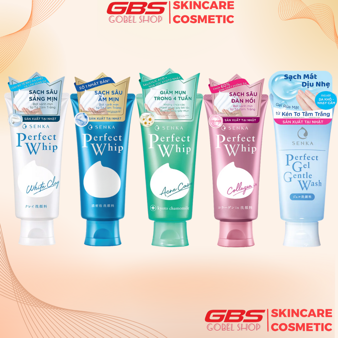 Sữa Rửa Mặt Shiseido Senka Perfect Whip