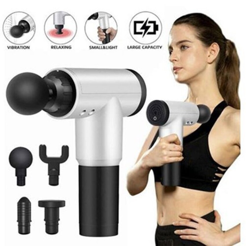 Máy massage sạc pin cầm tay 5 đầu