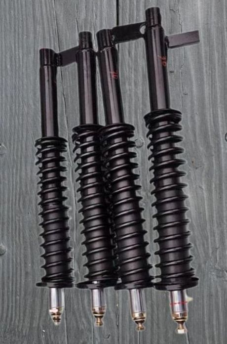 BỘ TY PHUỘC [ LÙN 4 CÂY DÀI KHOẢNG 56CM ] THẤP XE BA GÁC XE BA BÁNH [ XE LÔI TRONG HÌNH ] - KHÔNG CHẢNG BA