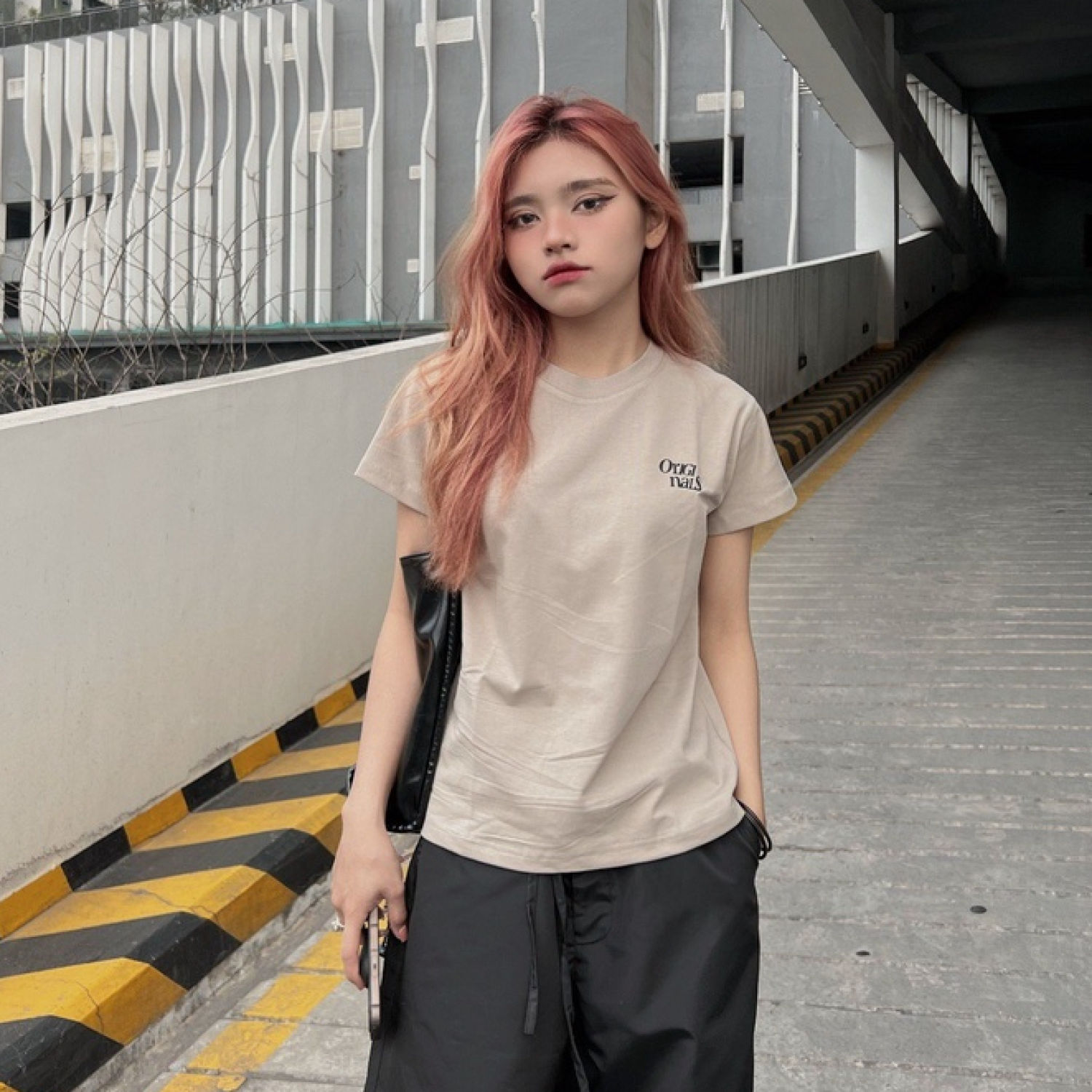 Áo baby tee originails thun trơn phông cotton dáng ôm kiểu basic nam nữ local brand