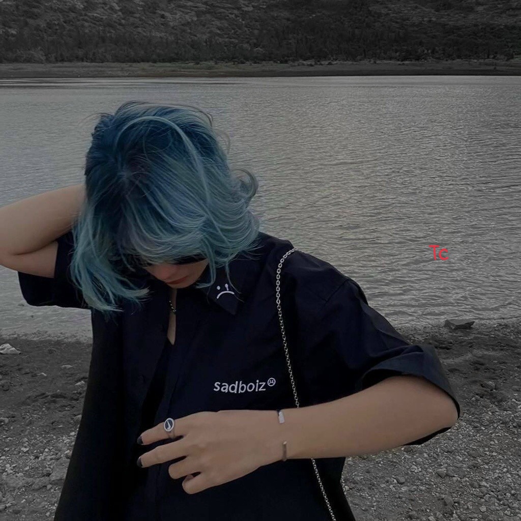 Áo sơ mi nam nữ sadboiz form unisex tay lỡ, logo thêu sadboiz