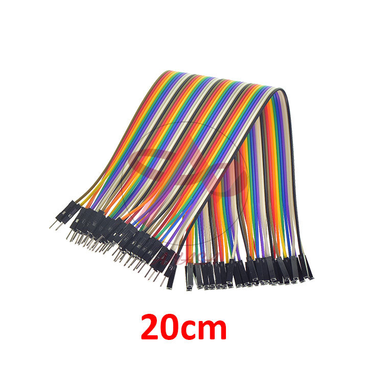 10 sợi dây cắm test board đực cái 20cm