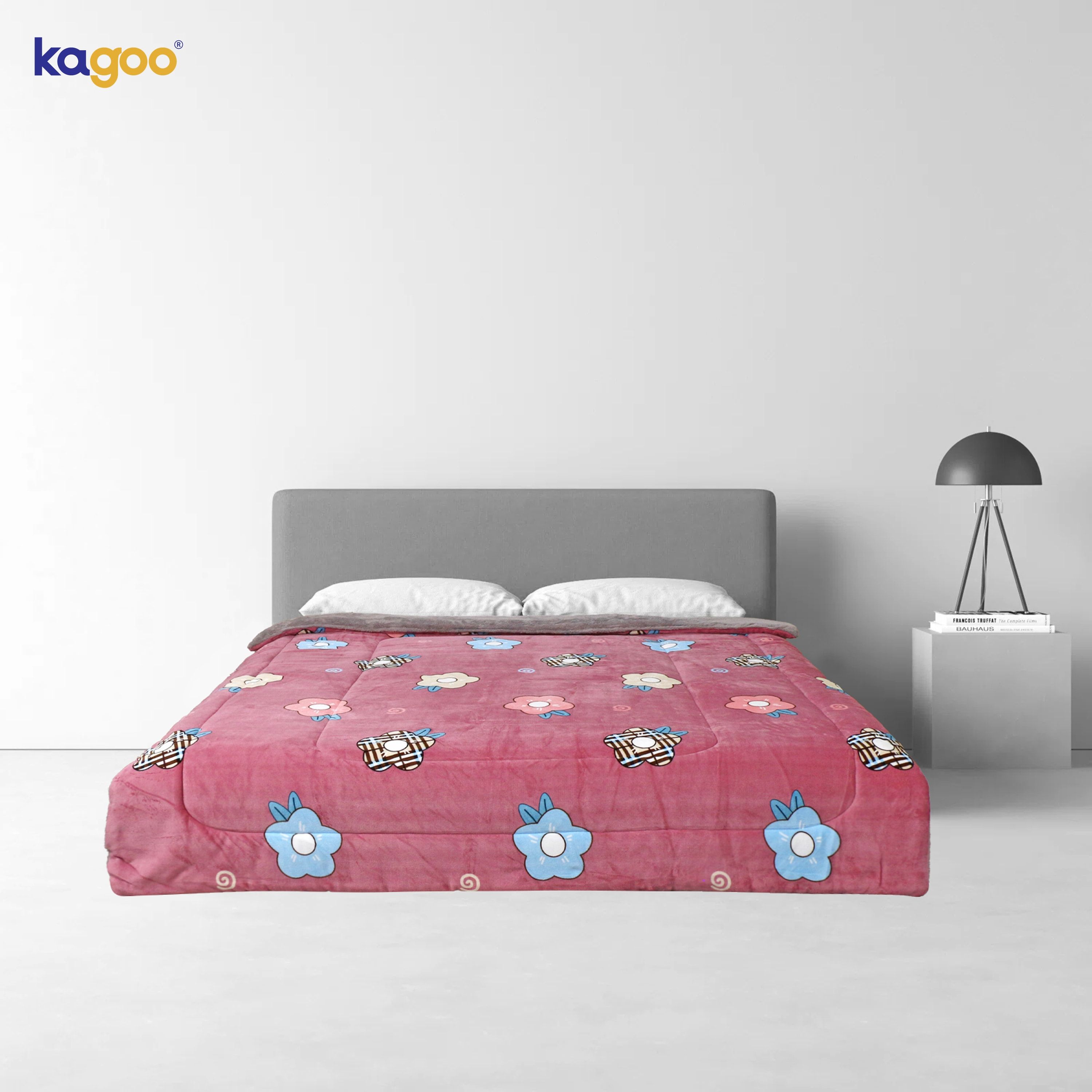 Chăn lông cừu kagoo tường vy nhập khẩu chính hãng kích thước 2m*2.3m