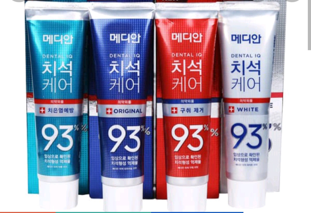 Kem đánh răng median 93% tuýp 120g hàn quốc trắng răng