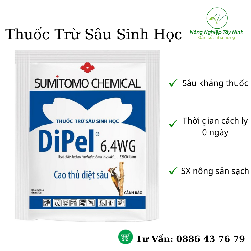 Giải pháp sinh học - dipel - khắc tinh sâu kháng thuốc