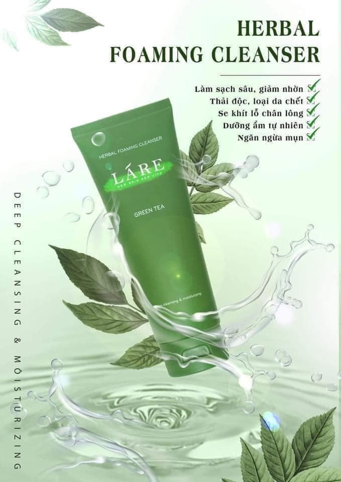 Sữa rửa mặt thảo dược làm sạch sâu 120ml