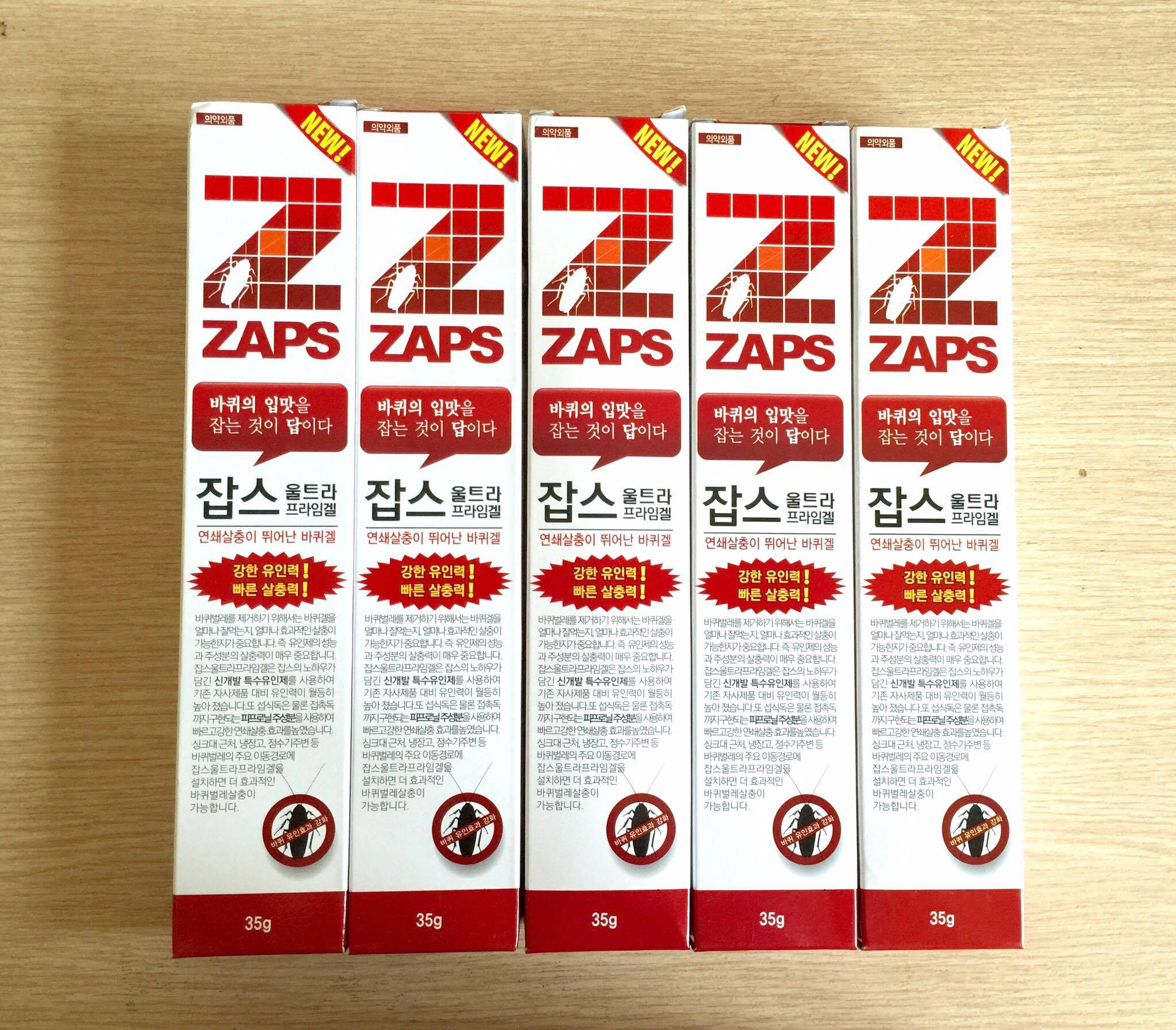 Tuýp diệt gián đức zaps xuất xứ từ hàn quốc
