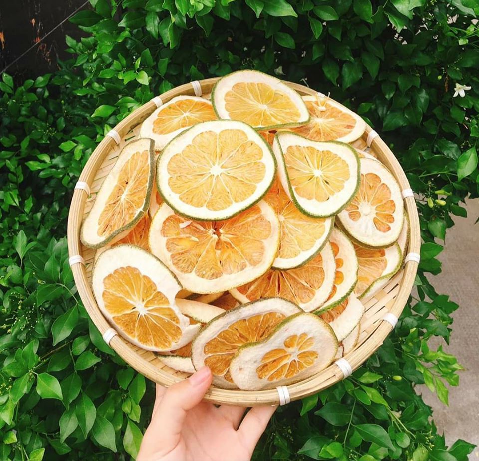 Bưởi thái lát sấy lạnh 100 gram
