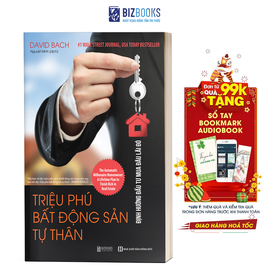 BIZBooks - Triệu Phú Bất Động Sản Tư Thân: Định Hướng Đầu Tư Mua Đâu Lãi Đó -Tái bản 2020