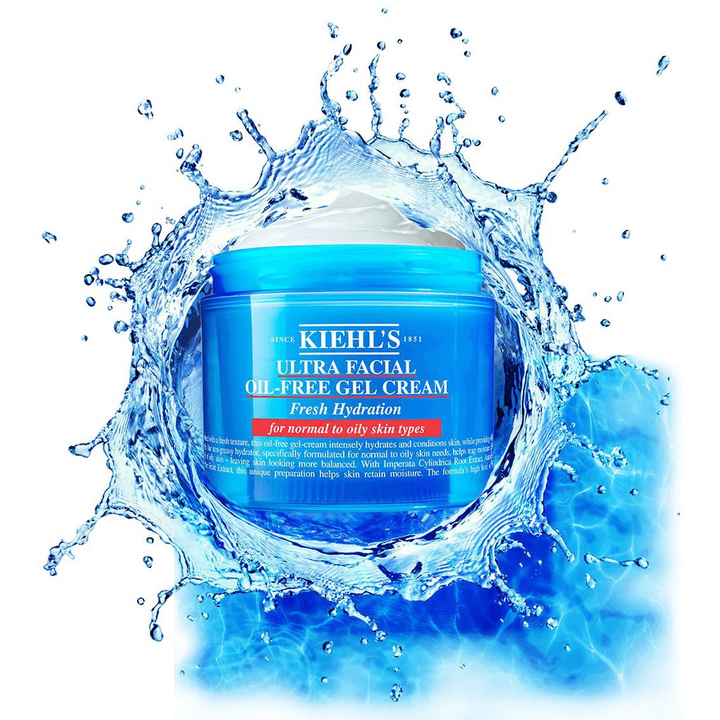 Kem dưỡng ẩm cho da dầu Kiehl's ultra facial oil free gel cream
