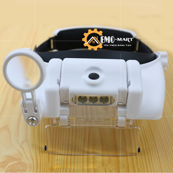 [FreeshipMAX] Kính lúp đeo đầu có đèn led chiếu sáng MG81000G