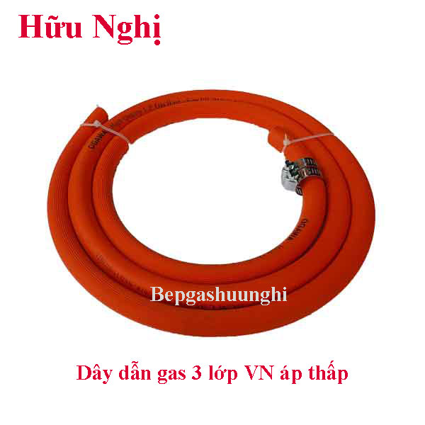 [HCM]Dây dẫn gas áp thấp 3 lớp VN ( Cam )