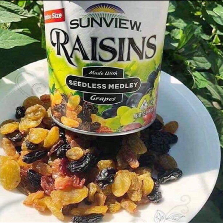Hộp 425g - nho mỹ khô sunview raisins