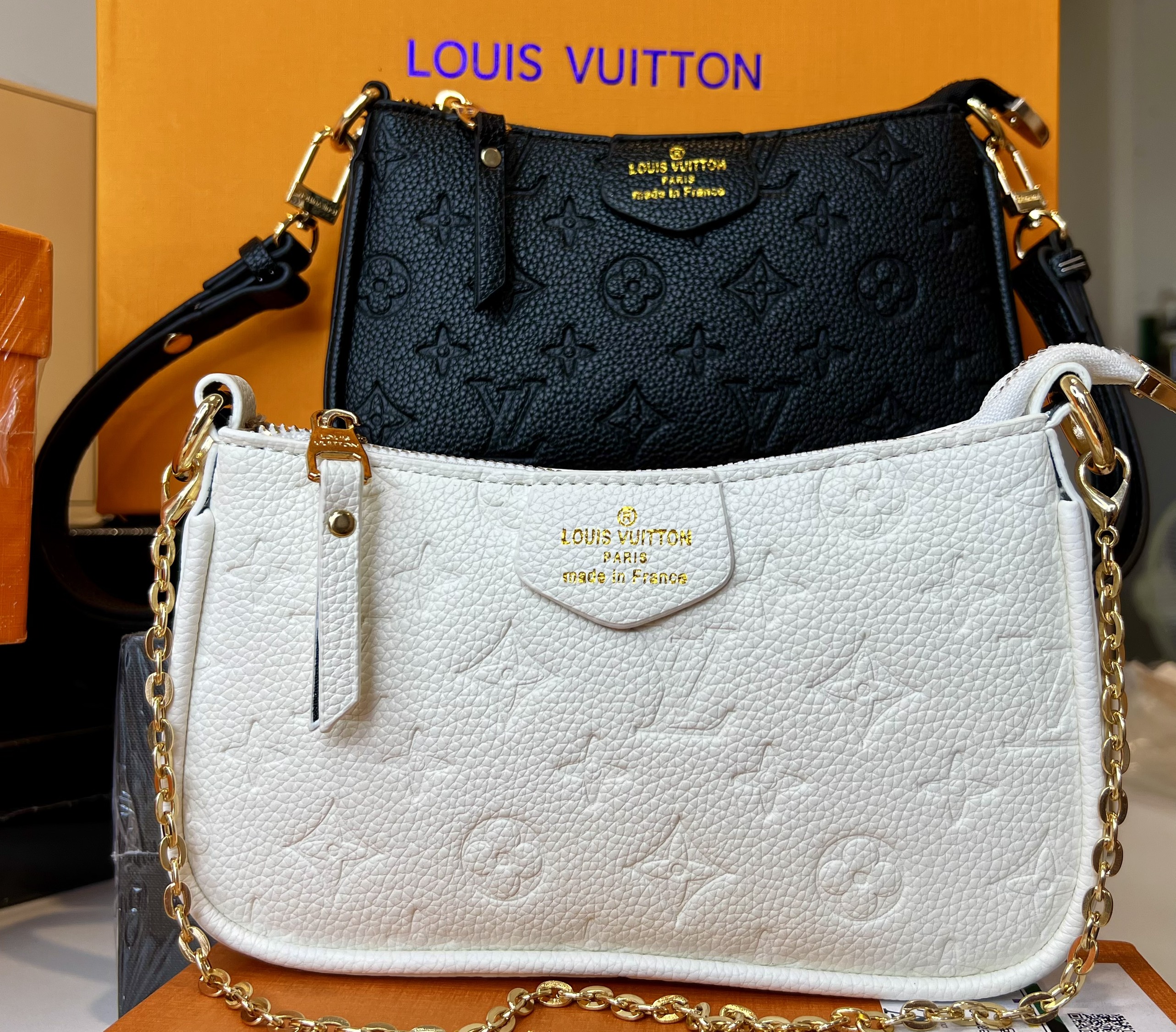 Louis Vuitton New Wave Multi Pochette White  Nice Bag