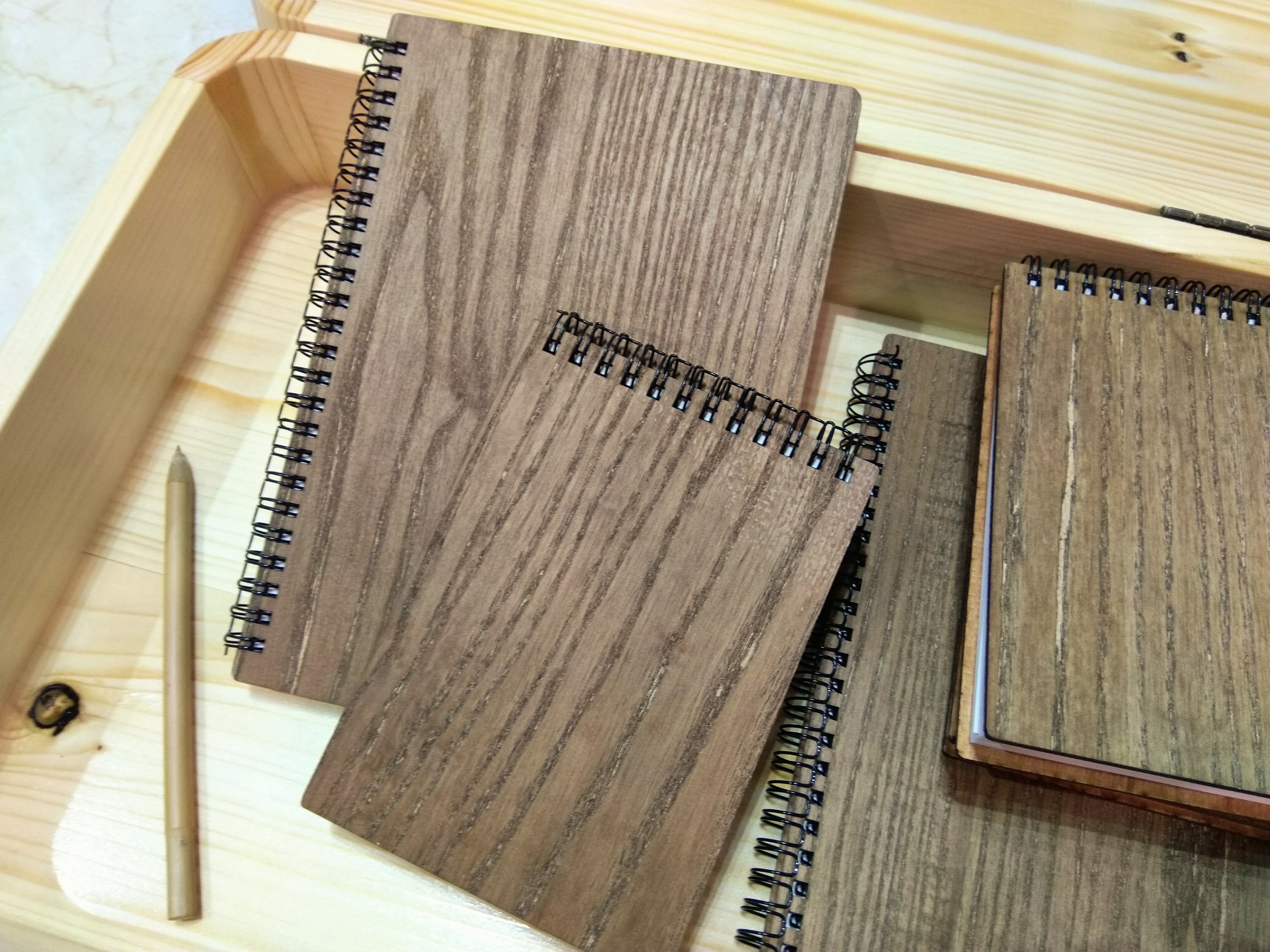 Sổ tay bìa gỗ decor - Xưởng LUXI decor