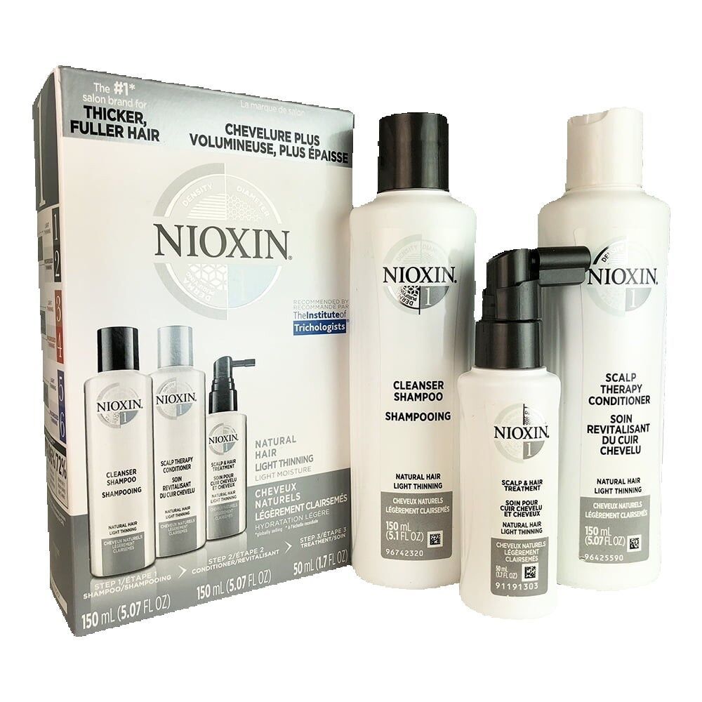Bộ dầu gội Nioxin TrialKit chống rụng tóc System 1 150ml 2019