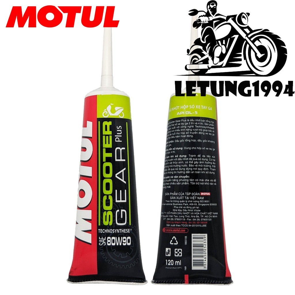 Nhớt Hộp Số (Dầu Lap) Xe Tay Ga Motul Scooter Gear Plus SAE 80W90