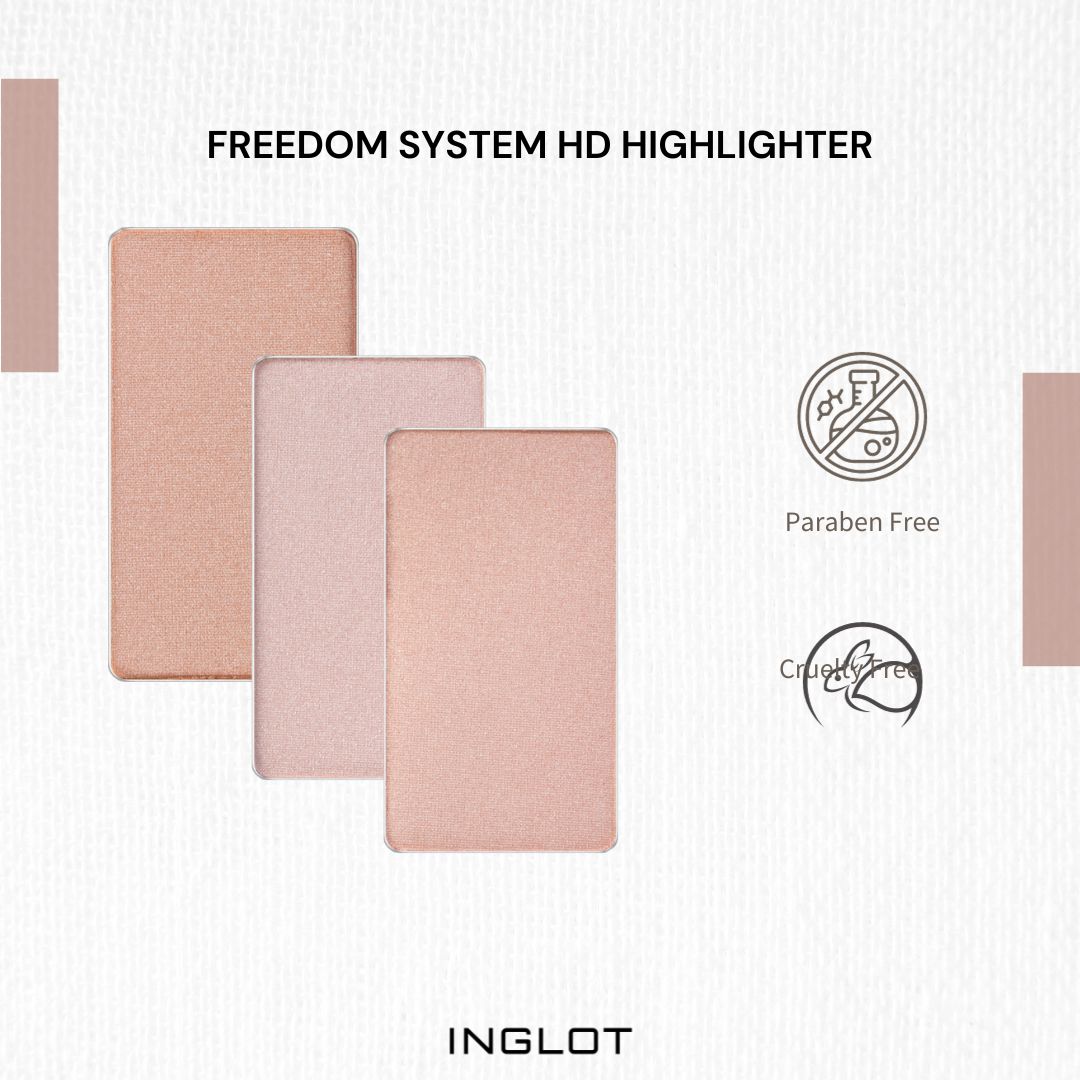 Lõi phấn bắt sáng tạo khối Freedom System High Definition Highlighter INGLOT