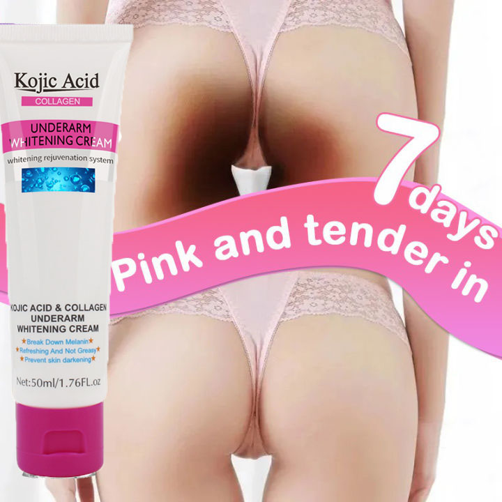 （Vận chuyển siêu nhanh）Kem khử thâm làm trắng vùng nách Khử mùi hôi vùng nách. Khử thâm vùng kín,đầu gối,khuỷu tay chân. Loại bỏ hắc tố, trị thâm nách, thâm đầu gối, khuỷu tay.