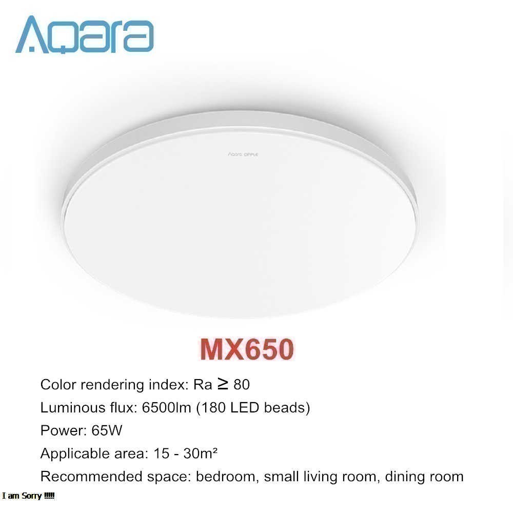 Đèn ốp trần LED thông minh Aqara Opple MX650, 4 Chế Độ Chiếu Sáng, điều khiển ánh sáng qua app Apple Homekit hoặc công tắc dimmable, SHS Vietnam