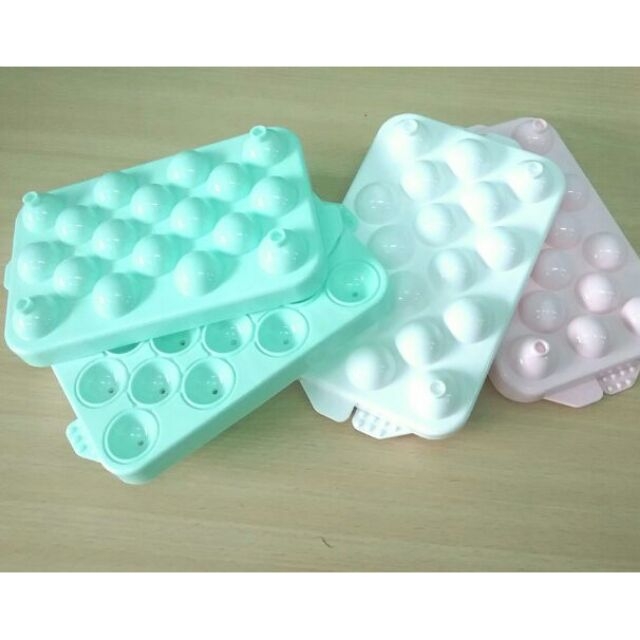 Khay làm thạch rau câu hình tròn 18 viên size vừa