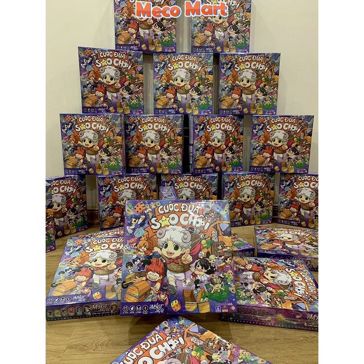 ✹❆ Bộ trò chơi Cuộc Đua Sao Chổi (CHÍNH HÃNG) Dòng Board Game Lớp Học Mật Ngữ 12 Cung Hoàng Đạo Đồ Chơi Trẻ Em MecoMart
