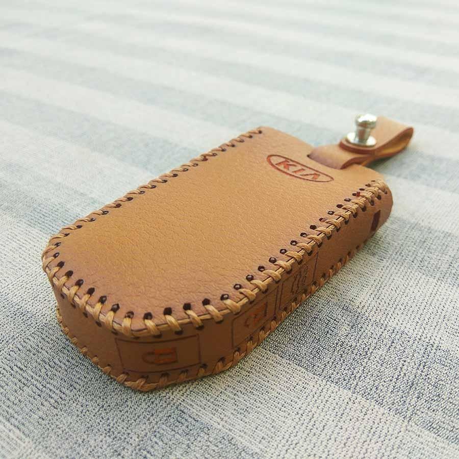 Bao da chìa khóa smartkey xe hơi Kia Cerato 2019