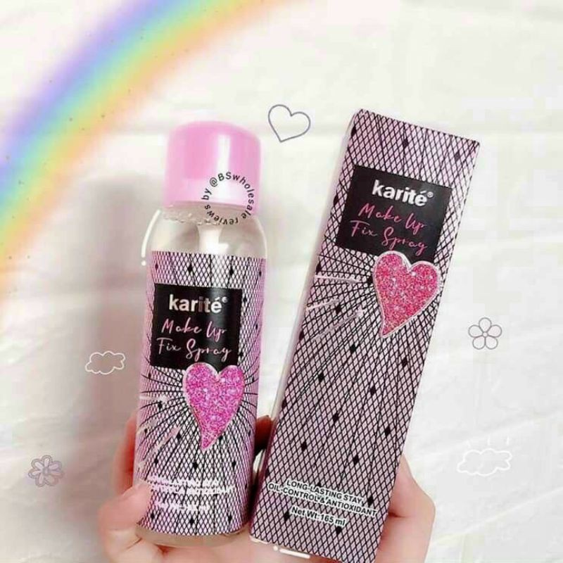 Xịt khoá nền karite make up fix spray 165ml