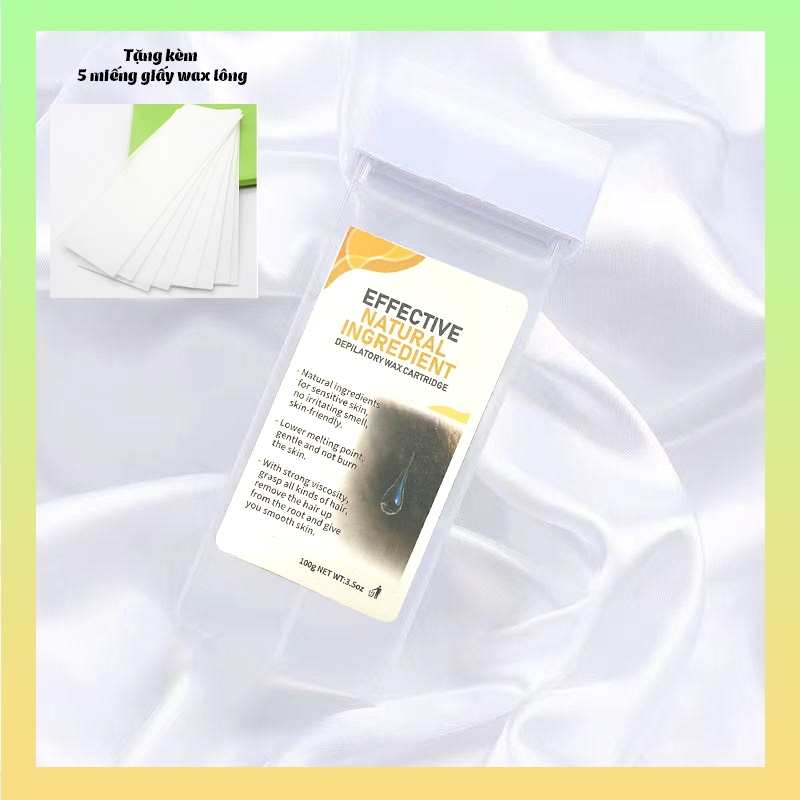 Tuýp Gel Wax Lông Nóng Pha Lê Trong Suốt Chuyên Dùng Wax Tẩy Lông tay, Lông chân nhanh chóng - 100ml - Wax lông hiệu quả cao tại nhà