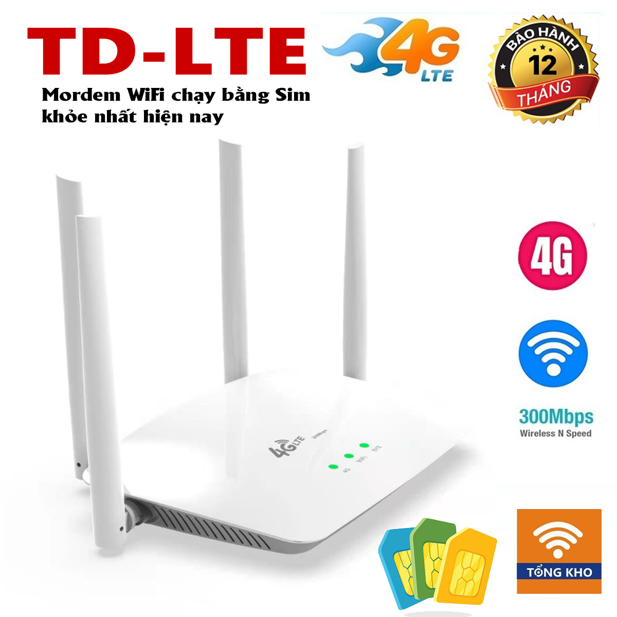 Bộ phát wifi dùng Sim 4G 3G LTE - R102