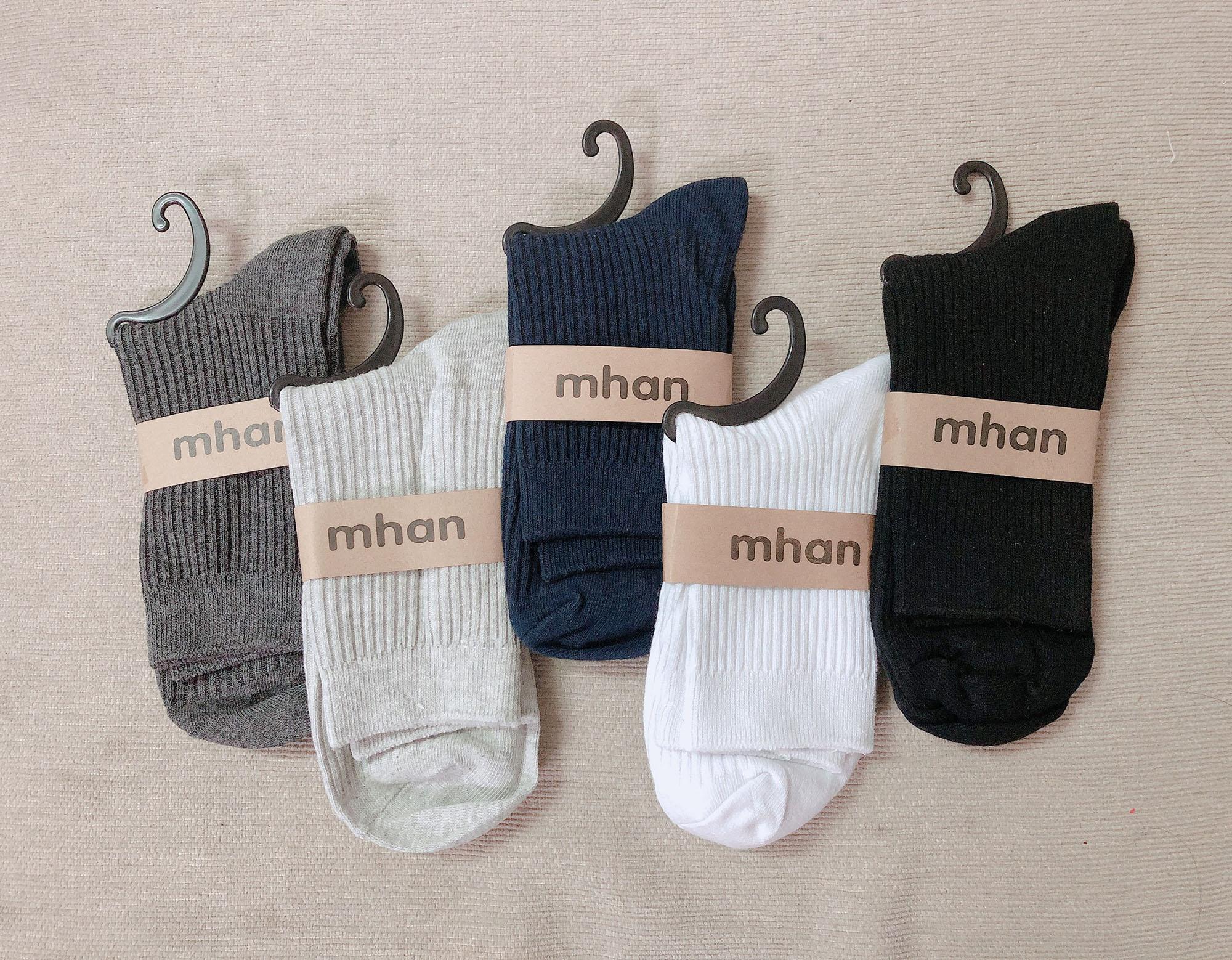 Vớ unnisex basic cổ trung