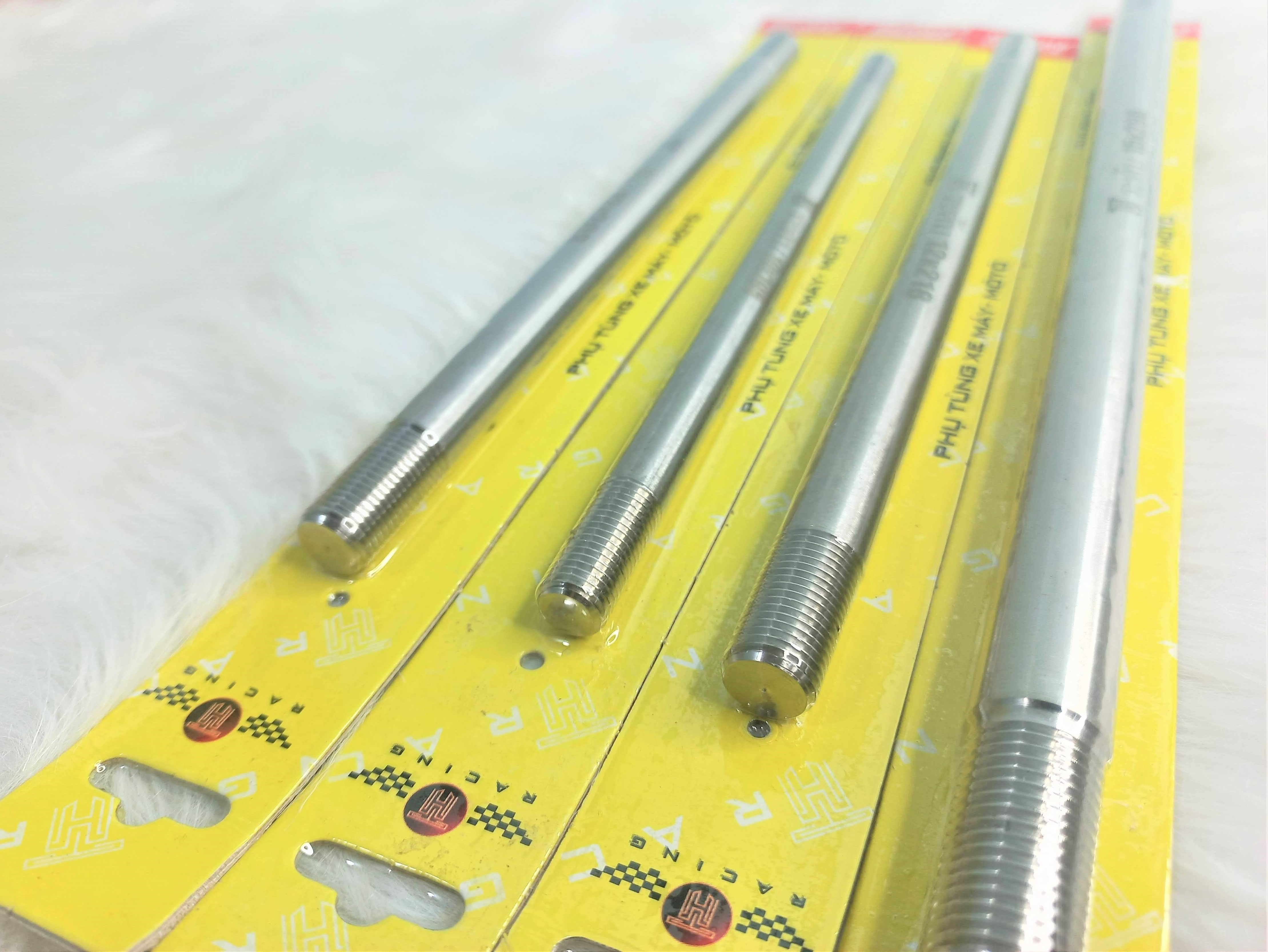Cốt bánh xe trước sau Inox các size cứng cáp gắn cho nhiều dòng xe Honda ,Ya,……ko tán