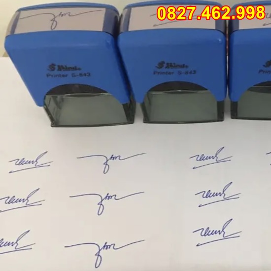 Khắc con dấu tên và chữ ký theo yêu cầu