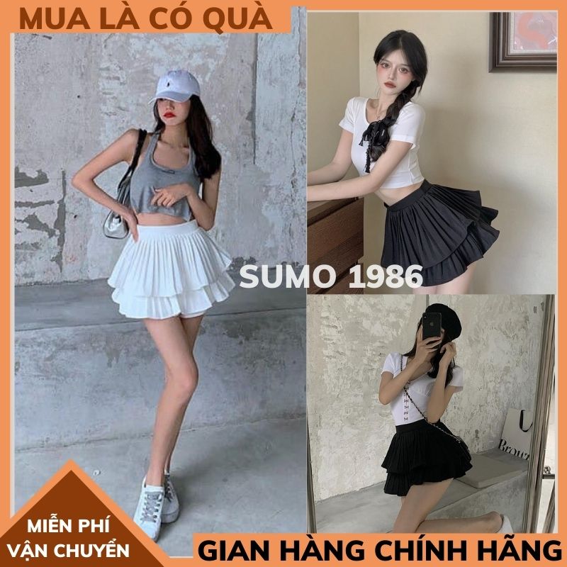"Chân váy xếp ly 2 tầng nữ ,chân váy ngắn nữ ,chân váy xếp ly nữ ,chân váy 2 tầng nữ ,chân váy tennis nữ ,SUMO1986chân váy ngắn nữ ,chân váy chữ a ,chân váy dáng xòe , chân váy kèm quần lót"