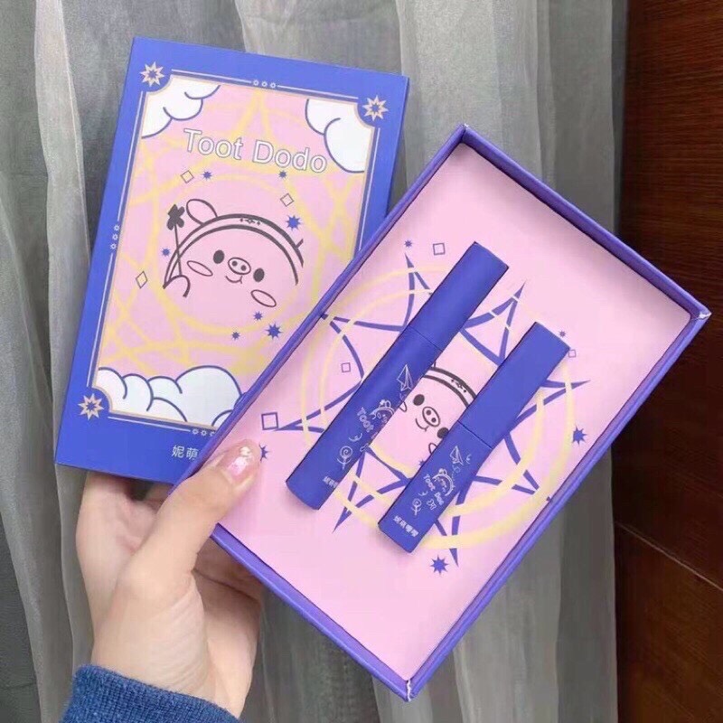 Sét son 2 cây toot dodo, sét son lợn 2 cây son lì màu siêu xinh