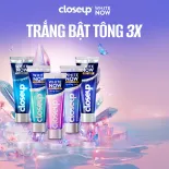 Kem đánh răng CLOSEUP White Now - Trắng Bật Tông 3X tức thì từ Công nghệ Ánh Sáng Xanh 100g